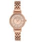 ფოტო #1 პროდუქტის Women's Rose Gold-Tone Bracelet Watch 30mm