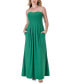 Фото #1 товара Платье с карманами "24seven Comfort Apparel" - макси без бретелек