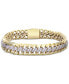 ფოტო #1 პროდუქტის Men's Diamond Curb Link Chain Bracelet (5 ct. t.w.) in 10k Gold