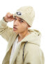 AAPE BY A BATHING APE® – Strickmütze in Beige mit Zopfmuster