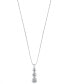 Energy Diamond Three-Stone Pendant Necklace (1/3 ct. t.w.) in 14k Yellow Gold or White Gold