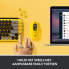 Фото #3 товара Logitech POP Keys Wireless Mechanical Keyboard With Emoji Keys - Mini - Bluetooth - Mechanical - QWERTY - Yellow