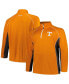 ფოტო #1 პროდუქტის Men's Tennessee Orange Tennessee Volunteers Big and Tall Quarter-Zip Raglan Jacket