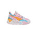 Фото #2 товара Puma RsXl Spring Sketchbook Lace Up Toddler Girls Pink Sneakers Casual Shoes 39