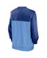 ფოტო #2 პროდუქტის Men's Light Blue and Royal Kansas City Royals Cooperstown Collection V-Neck Pullover Jacket