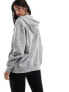 Фото #7 товара ASOS 4505 oversized zip through hoodie in grey marl - LGREY