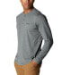 Фото #5 товара Men's Thistletown Hills Logo Graphic Long-Sleeve Tech Henley