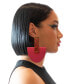 ფოტო #5 პროდუქტის Zahara Geo Curve Drop Earrings