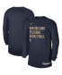 Men's and Women's Navy New Orleans Pelicans 2023/24 Legend On-Court Practice Long Sleeve T-shirt