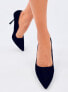 Фото #2 товара Туфли CAMERIN BLACK Suede Peep-Toe