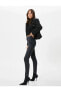Фото #2 товара Джинсы женские Koton - Высокая посадка узкий крой суженные брючины с карманами из легкого эластичного хлопка - Carmen Jean