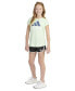 ფოტო #4 პროდუქტის Big Girls Short-Sleeve Cotton Essential Logo Graphic T-Shirt
