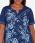 Фото #5 товара Blue Bayou Women's Monotone Embroidery Top