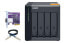 Фото #4 товара QNAP TL-D400S - HDD/SSD enclosure - 2.5/3.5" - Serial ATA II - Serial ATA III - 6 Gbit/s - Hot-swap - Black - Grey