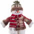 Christmas bauble Multicolour Metal Fabric Snow Doll 33 cm