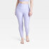 Фото #2 товара Women's Effortless Support High-Rise 7/8 Leggings - All In Motion Lilac Purple S