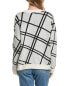 Luxe Always Grid Sweater Women's White S