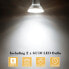 Фото #20 товара Gr4tec Ceiling Light LED 5 Bulbs, LED Ceiling Spotlight Black Swivelling Ceiling Light Spot GU10, Spotlight Ceiling Spotlight for Living Room Kitchen Includes 5 x 6 W GU10 Bulbs, 550 LM, Neutral White [Energy Class F]