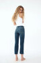 TRF SLIM CROPPED BELL BOTTOM MID-WAIST JEANS