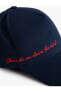 Kep Şapka Slogan İşleme Detaylı