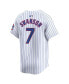 Фото #2 товара Men's Dansby Swanson White Chicago Cubs Home Limited Player Jersey