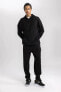 Erkek Sweatshirt Siyah B4770ax/bk81