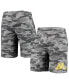 ფოტო #1 პროდუქტის Men's Charcoal, Gray Minnesota Golden Gophers Camo Backup Terry Jam Lounge Shorts