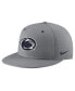 Фото #1 товара Men's Gray Penn State Nittany Lions USA Side Patch True AeroBill Performance Fitted Hat