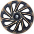 Фото #1 товара Sparco Varese Wheel Trims - 15 Inch - Gold/Black - Set of 4