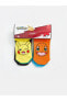LCW Kids Pikachu Desenli Erkek Çocuk Patik Çorap 5'li