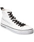 Фото #1 товара Karl Lagerfeld Vulcanized Canvas High-Top Sneaker Men's White 8.5