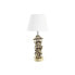 Настольная лампа DKD Home Decor Позолоченный Белый Колониальный 220 V 50 W Обезьяна (30 x 30 x 61 cm)