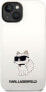 Фото #3 товара Karl Lagerfeld Etui Karl Lagerfeld KLHCP14MSNCHBCH Apple iPhone 14 Plus hardcase biały/white Silicone Choupette