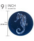 Фото #3 товара Sea Life Set of 6 Salad Plate 9", Service For 6