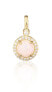 Beautiful gold plated pendant with synthetic opal SVLP0412SH2OG00