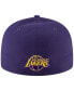 Фото #3 товара Men's Purple Los Angeles Lakers Icon 59FIFTY Fitted Hat