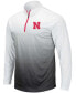 Фото #3 товара Men's Gray Nebraska Huskers Magic Team Logo Quarter-Zip Jacket