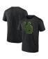 ფოტო #2 პროდუქტის Men's Black Oregon Ducks Team Midnight Mascot T-shirt