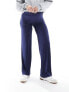 Mamalicious Maternity over the bump wide leg trousers in navy