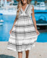 Фото #2 товара Women's Boho Sleeveless Ruffled Midi Beach Dress