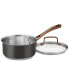 Onyx Black & Rose Gold Stainless Steel 1.5-Qt. Saucepan & Cover