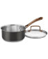 Фото #2 товара Onyx Black & Rose Gold Stainless Steel 1.5-Qt. Saucepan & Cover