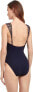 Фото #3 товара Gottex 299233 Women's Standard Moontini Round Neck One Piece, Black, 40