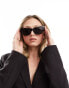 Фото #8 товара AIRE linea cat eye sunglasses in black