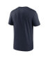 Фото #2 товара Men's Navy Houston Texans Horizontal Lockup Legend T-shirt