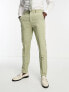 Only & Sons slim fit suit trousers in dusty olive