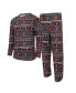 ფოტო #1 პროდუქტის Men's Black Baltimore Orioles Knit Ugly Sweater Long Sleeve Top and Pants Set