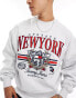 Фото #2 товара Tommy Jeans oversized vintage explorer sweatshirt in grey