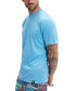 Фото #3 товара Men's Short Sleeve Crewneck Performance Graphic Swim Shirt