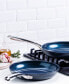 Фото #5 товара Hard Anodized Ceramic Nonstick 2 Piece Frying Pan Set